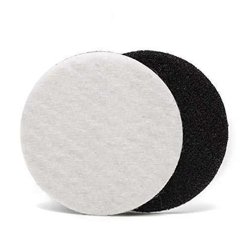 Gold Label Detailing Glass Polishing Pad Discs for Use with Cerium Oxide 5 Pack | 3", 5" and 6" | Remove Scratches and Scuffs in Windshields, Windows, Table Tops and More